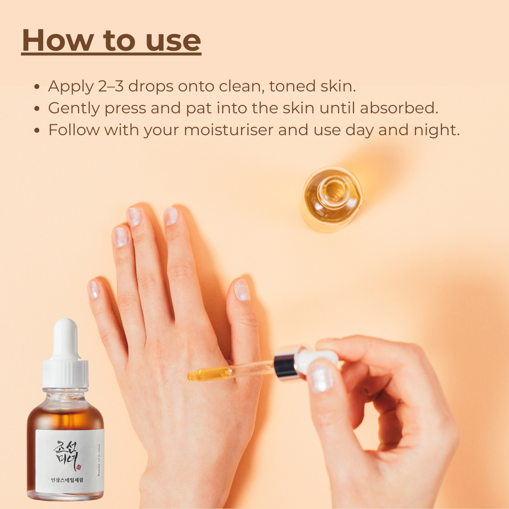 Beauty of Joseon Revive Serum: Ginseng + Snail Mucin 30mL