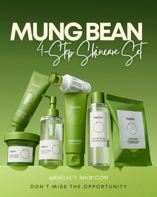 beplain Mung Bean 4-Step Skincare Set