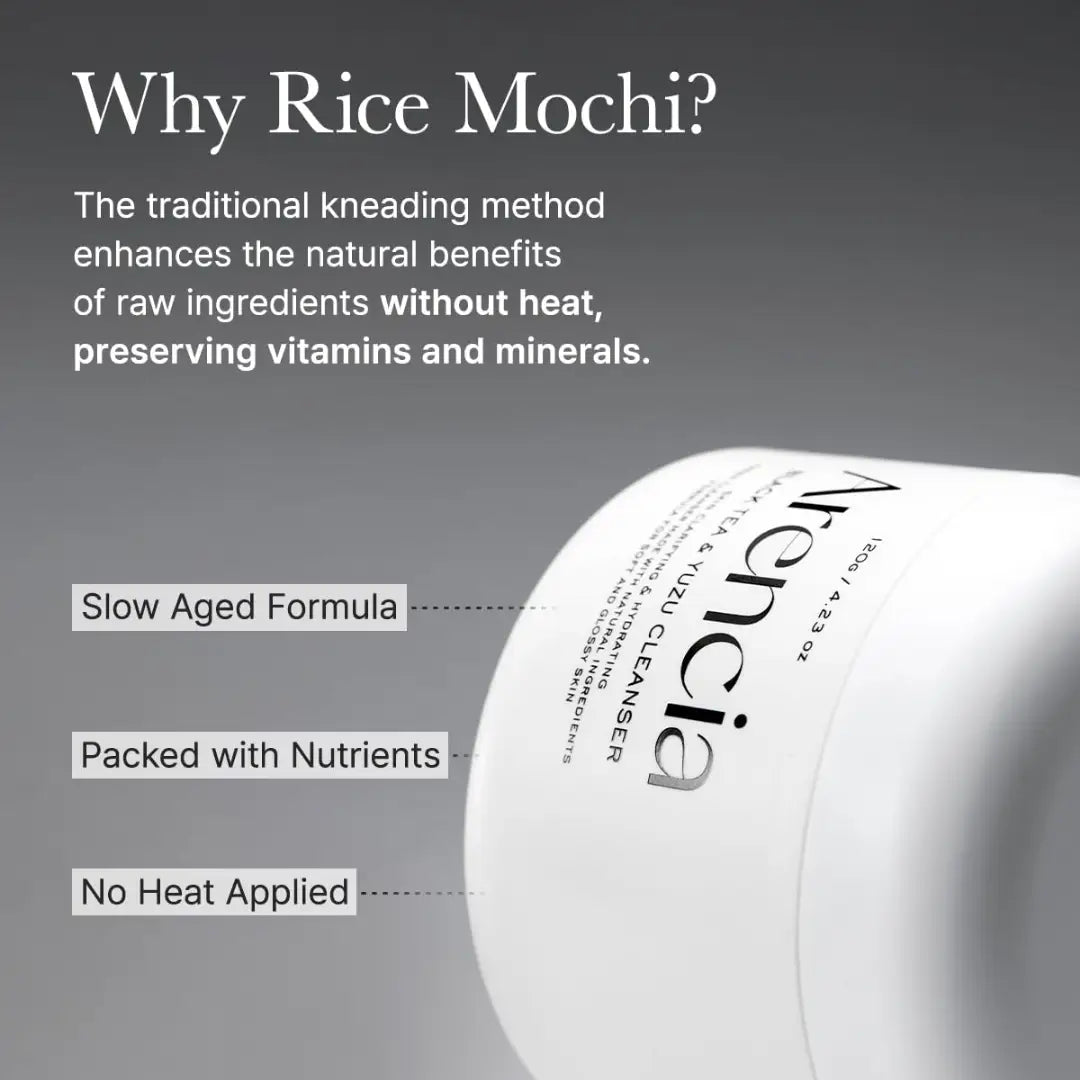 Arencia Black Tea & Yuzu Rice Mochi Cleanser 120g
