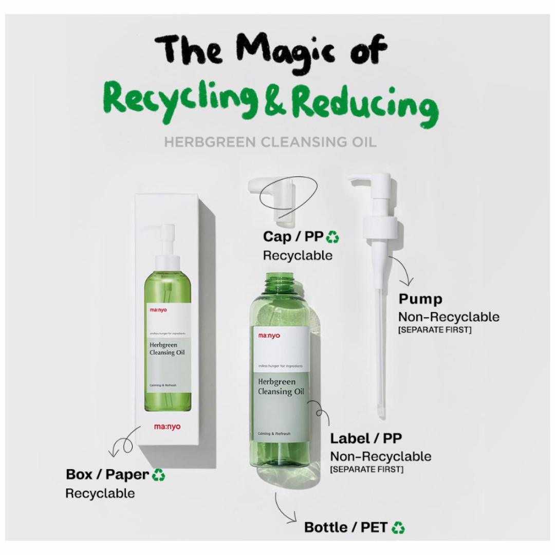 ma:nyo Herb Green Cleansing Oil (200ml)