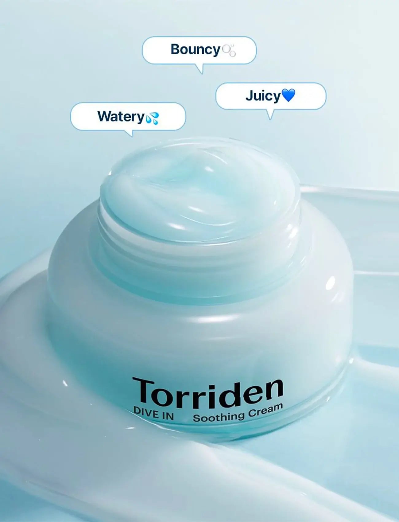 Torriden Dive-In Low Molecular Hyaluronic Acid Soothing Cream (100ml)