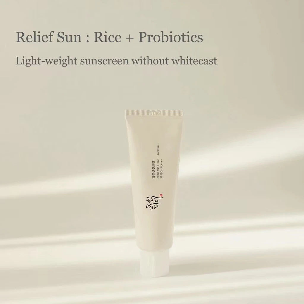 BEAUTY OF JOSEON l Korean Rice Probiotics Sunscreen Relief Sun SPF 50+ PA++++ 50ml