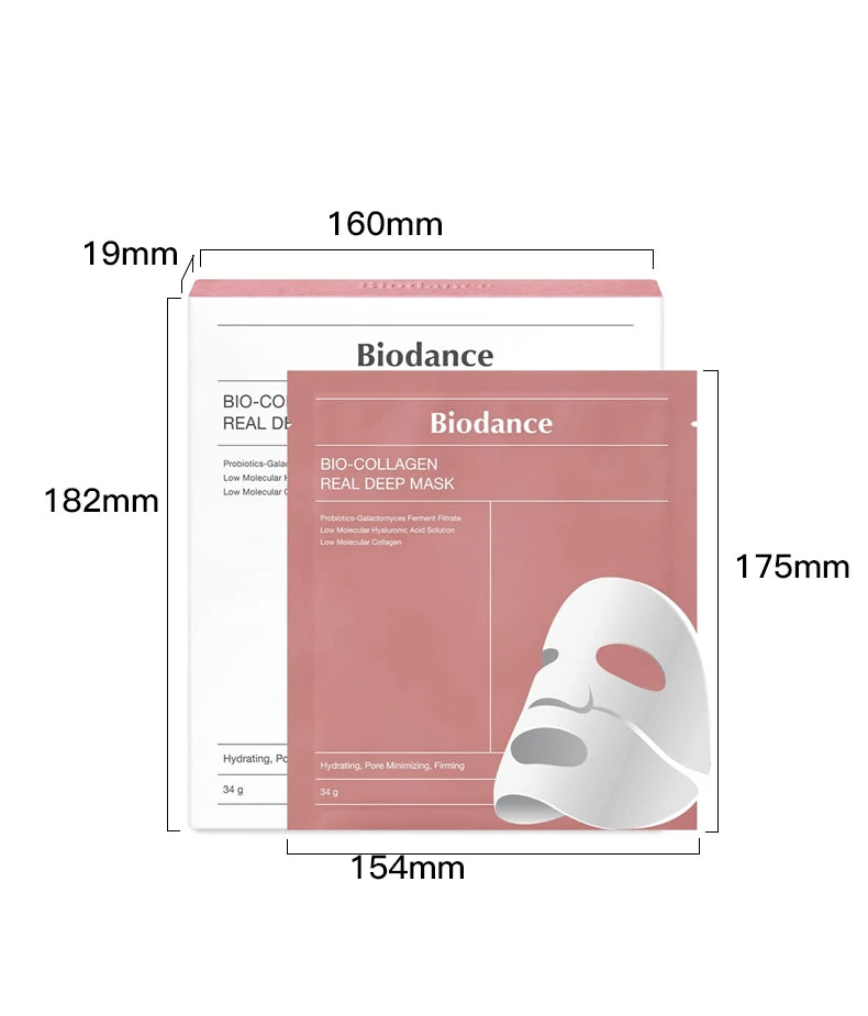 BIODANCE Bio-Collagen & Hydro Cera-Nol Real Deep Mask Sheet 4P