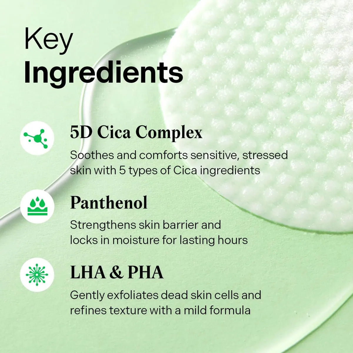 Torriden Balanceful Cica Toner Pads 60 Sheets