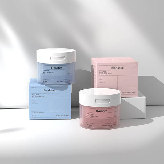 BIODANCE Hydro Cera-Nol & Bio Collagen Gel Toner Pads 60P