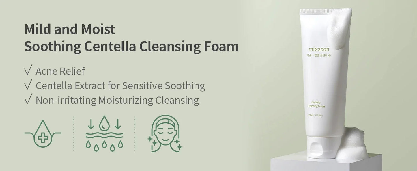 Mixsoon Centella Cleansing Foam 150ml