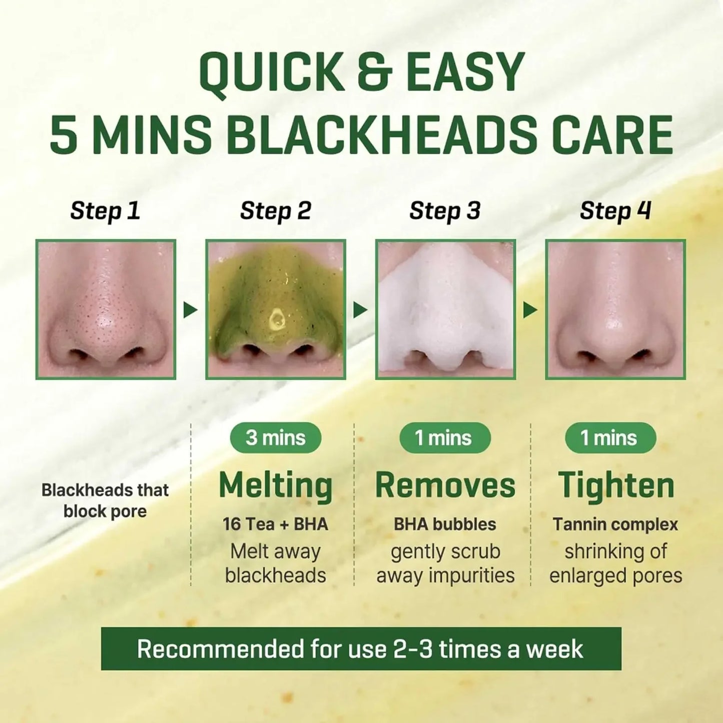 SOME BY MI Bye Bye Black head 30 Days Miracle Green Tea Tox Bubble Cleanser 120g