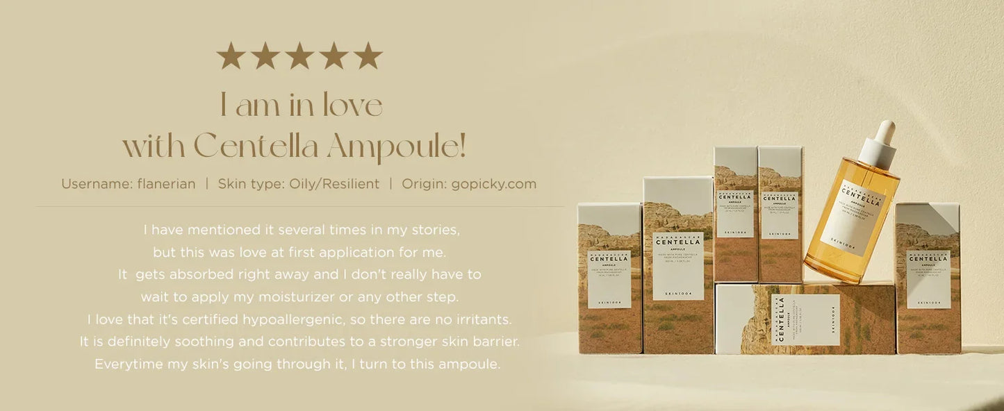 SKIN1004 Madagascar Centella Asiatica Ampoule Facial Serum 100ml