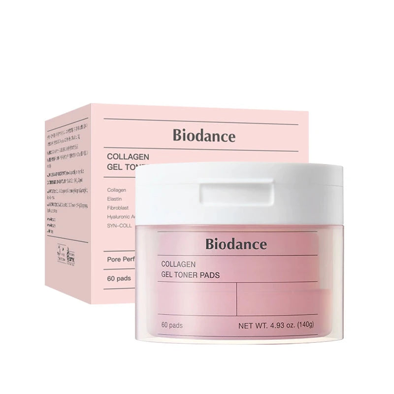 BIODANCE Hydro Cera-Nol & Bio Collagen Gel Toner Pads 60P