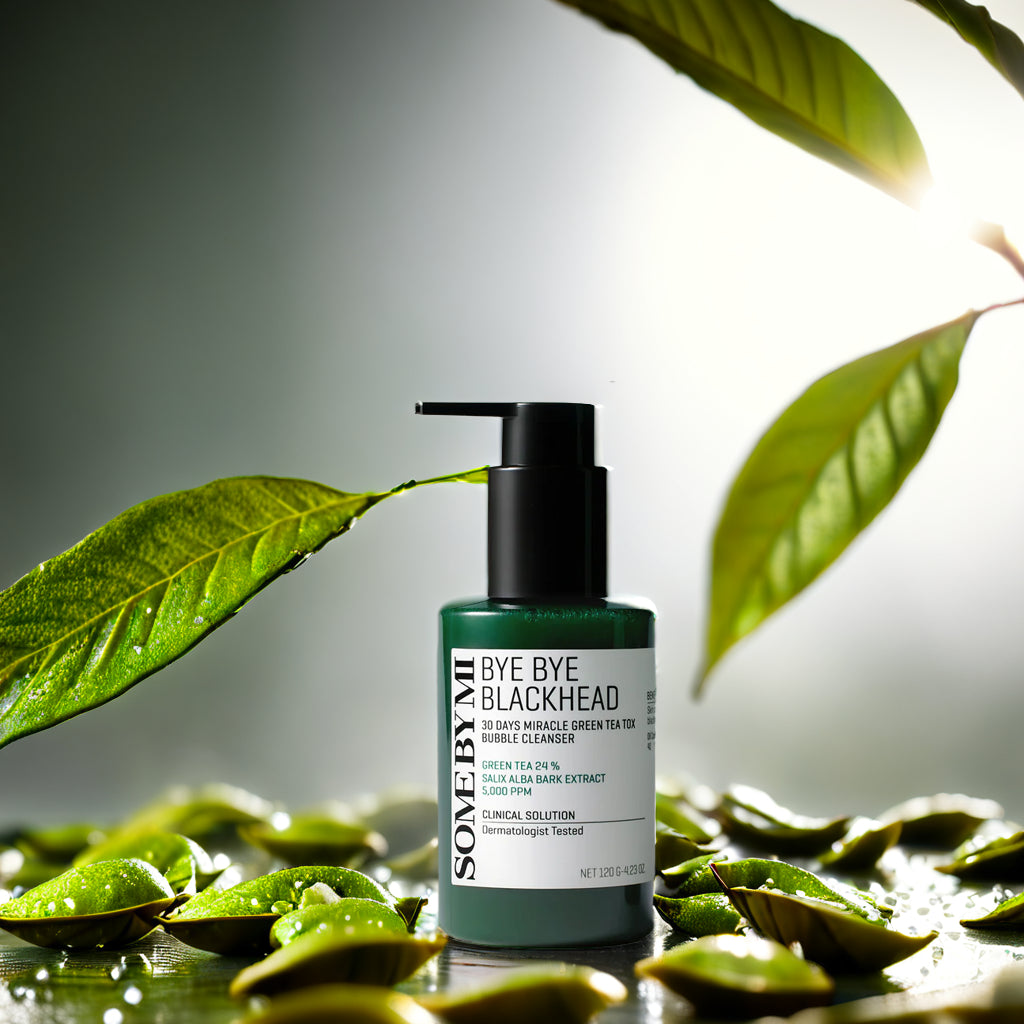 SOME BY MI Bye Bye Black head 30 Days Miracle Green Tea Tox Bubble Cleanser 120g