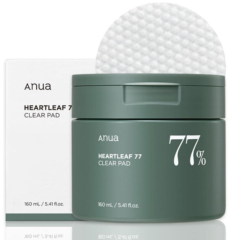 Anua Heartleaf 77% Clear Pad - Deep Clean, Oil Control, Acne Removal