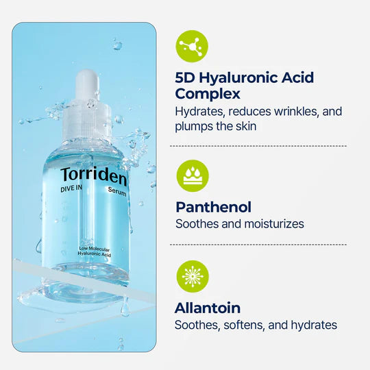 Torriden Low Molecular Hyaluronic Acid Ampoule, Deep Hydration & Firming 50ml