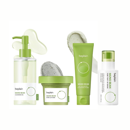 beplain Mung Bean 4-Step Skincare Set
