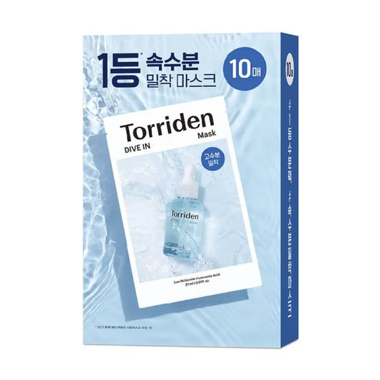 Torriden Dive In Low Molecular Hyaluronic Acid Mask Sheet 10ea