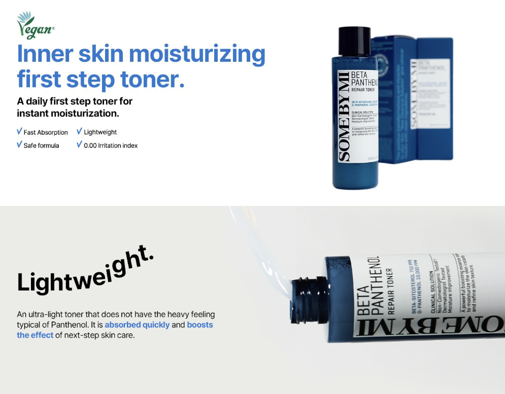 SOME BY MI Beta Panthenol Repair Toner 150mL