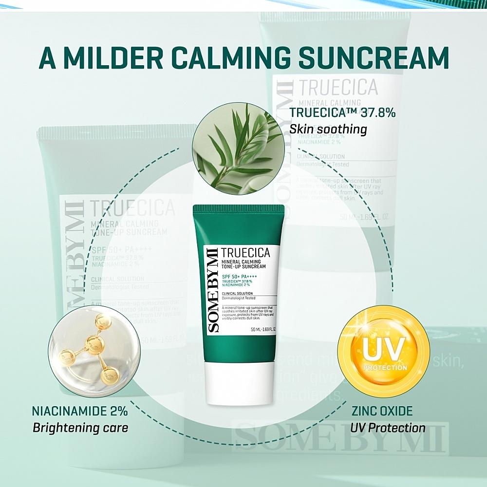 SOME BY MI Truecica Natural Calming Tone-Up Suncream 50ml