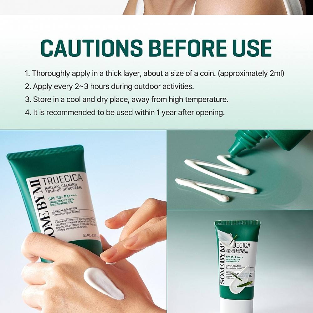 SOME BY MI Truecica Natural Calming Tone-Up Suncream 50ml