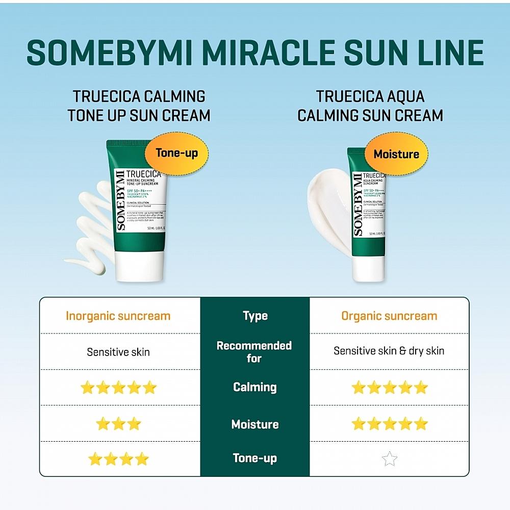 SOME BY MI Truecica Natural Calming Tone-Up Suncream 50ml