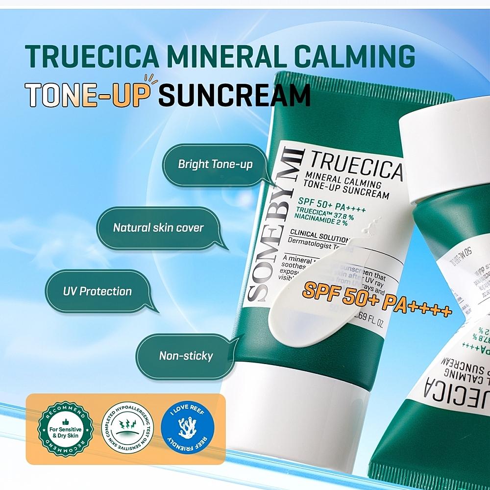 SOME BY MI Truecica Natural Calming Tone-Up Suncream 50ml