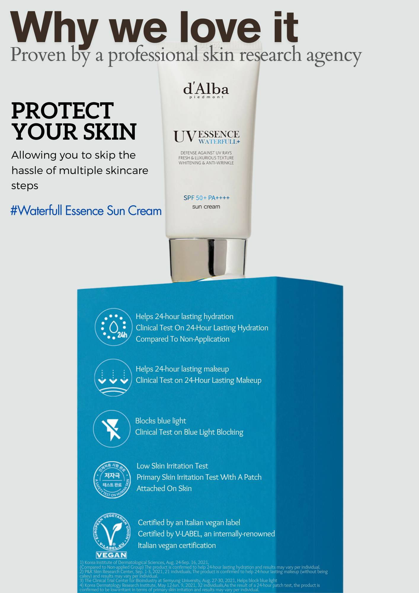 d'Alba Waterfull Essence Sun Cream 50ml