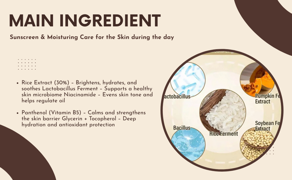 BEAUTY OF JOSEON l Korean Rice Probiotics Sunscreen Relief Sun SPF 50+ PA++++ 50ml