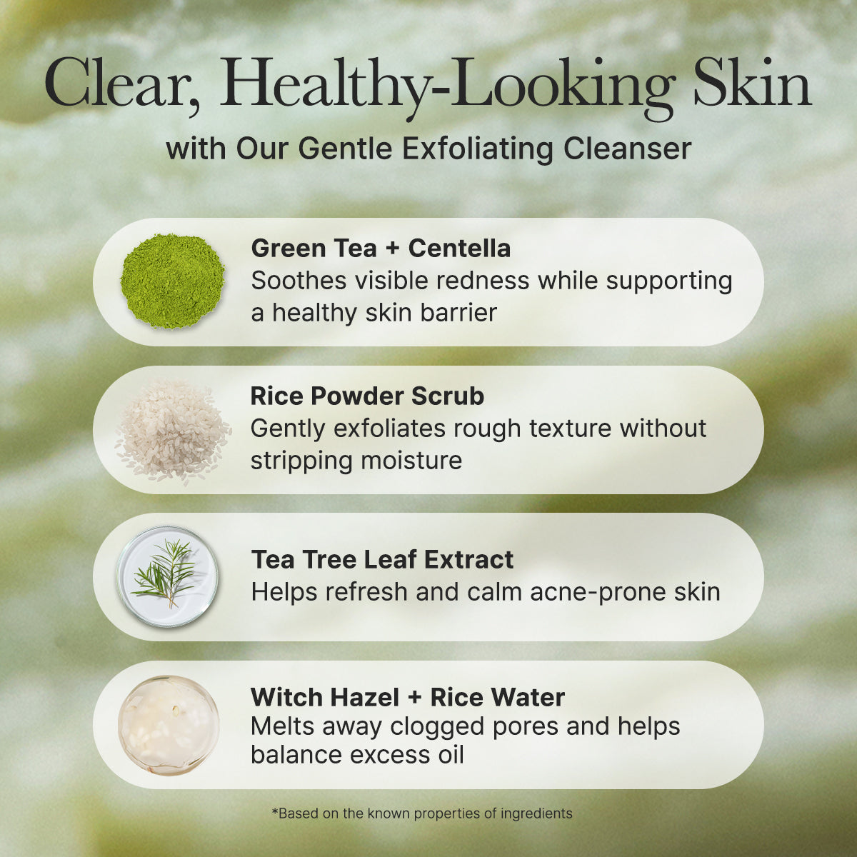 Arencia Fresh Green Rice Mochi Cleanser 120g