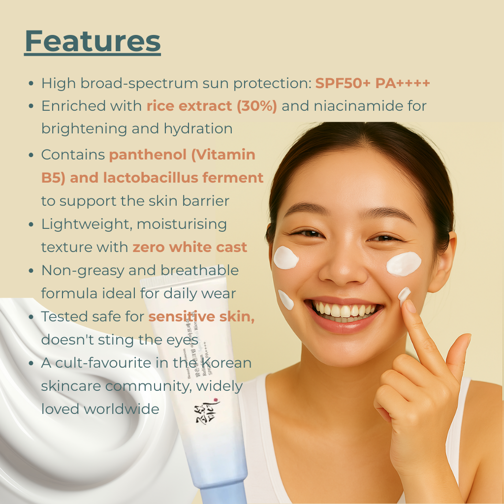 Beauty of Joseon Relief Sun Aqua-fresh Rice+B5 (SPF50+ PA++++) 50mL