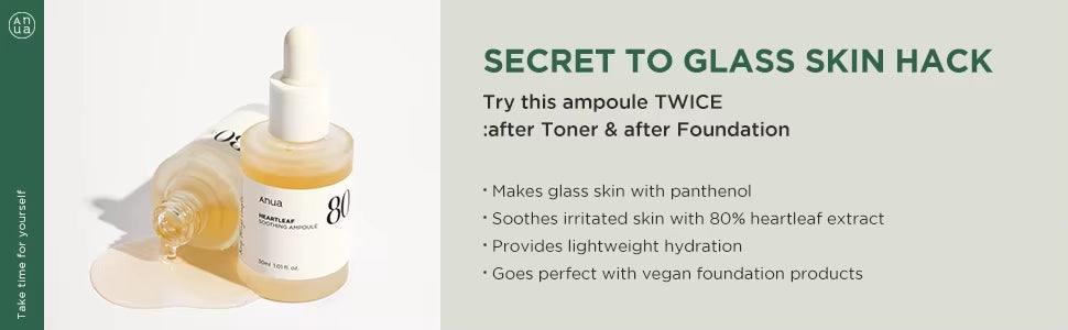 Anua Heartleaf 80% Soothing Ampoule 30mL