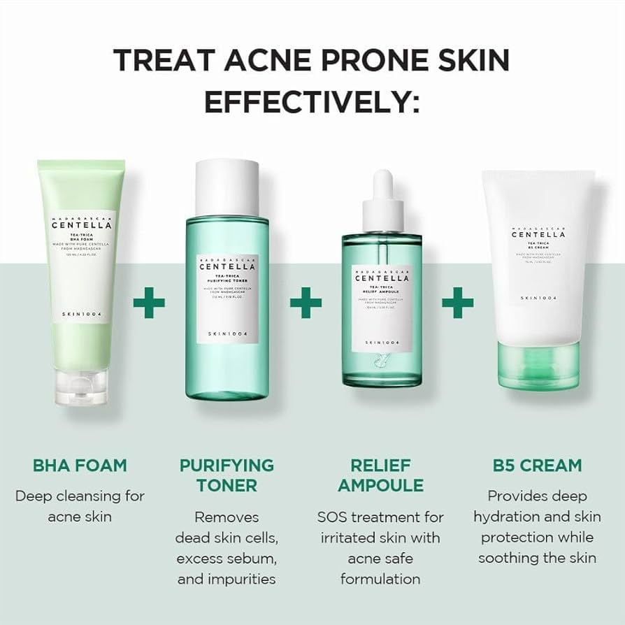 SKIN1004 Madagascar Centella Tea-Trica Soothing & Purifying Set