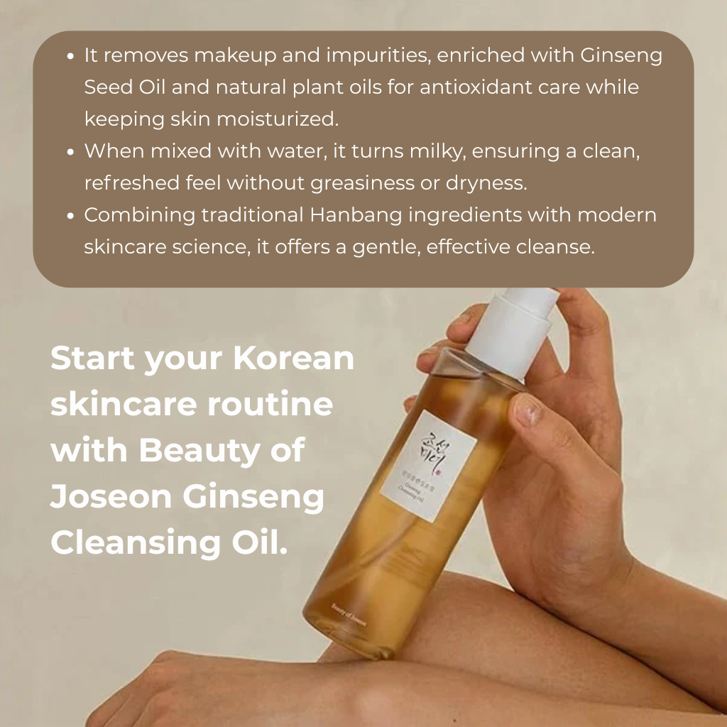 Beauty of Joseon Ginseng Cleansing Oil 210mL