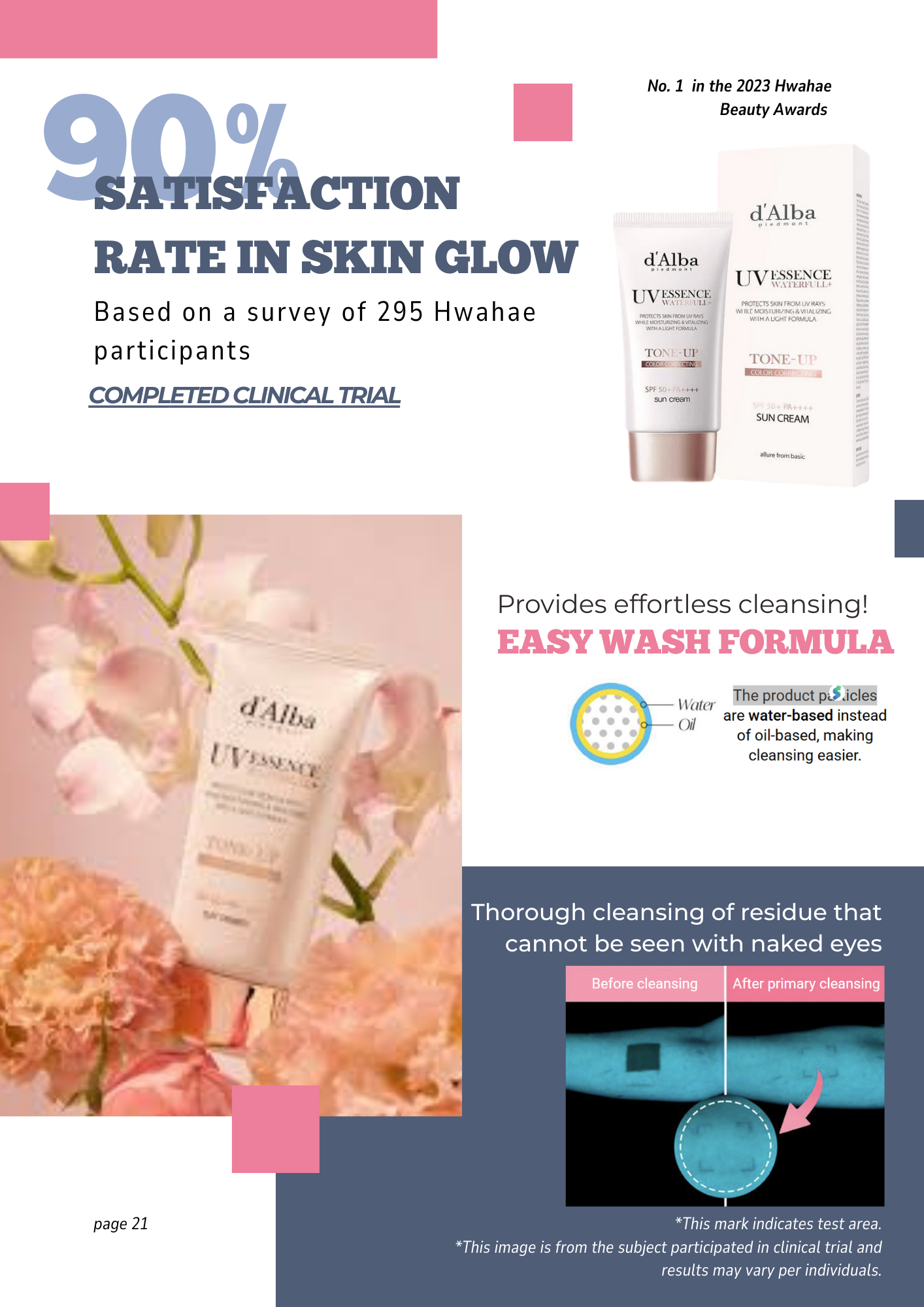 d'Alba Waterfull Tone-Up Sun Cream 50mL