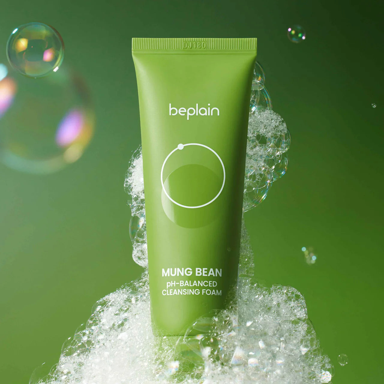 beplain Mung Bean pH-Balanced Cleansing Foam 80ml