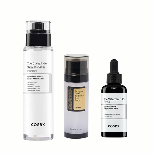 COSRX Triple Radiance & Firming Serum Set (Vitamin C + Peptide + Snail Essence)