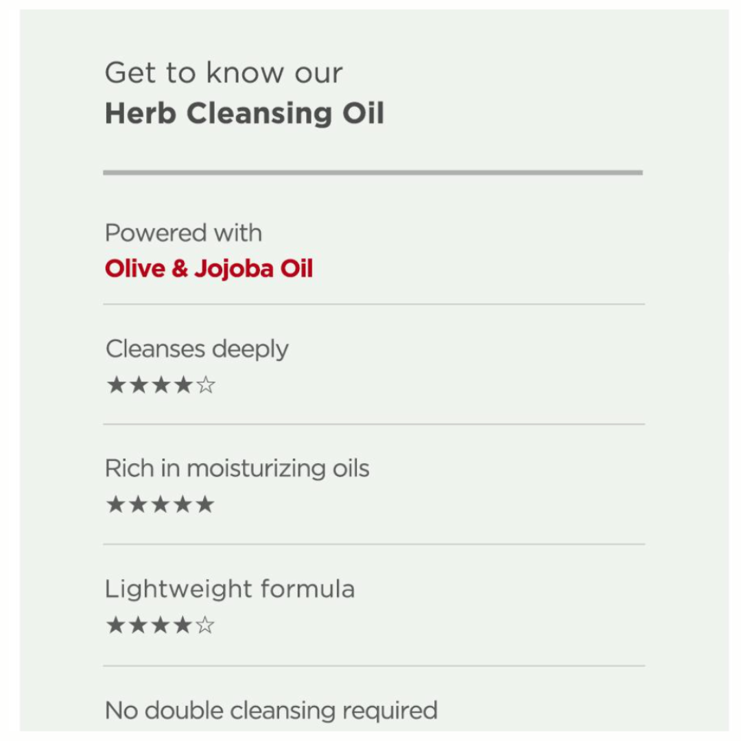 ma:nyo Herb Green Cleansing Oil (200ml)