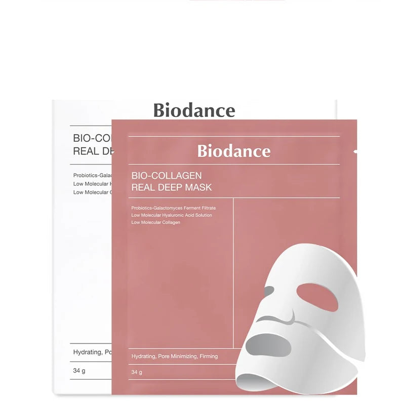 BIODANCE Bio-Collagen & Hydro Cera-Nol Real Deep Mask Sheet 4P