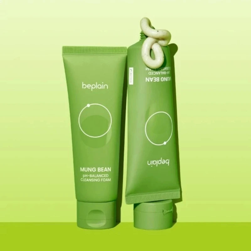 beplain Mung Bean pH-Balanced Cleansing Foam 80ml
