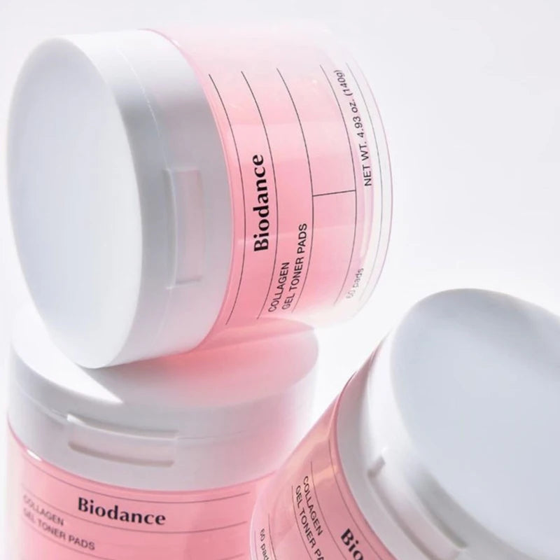 BIODANCE Hydro Cera-Nol & Bio Collagen Gel Toner Pads 60P