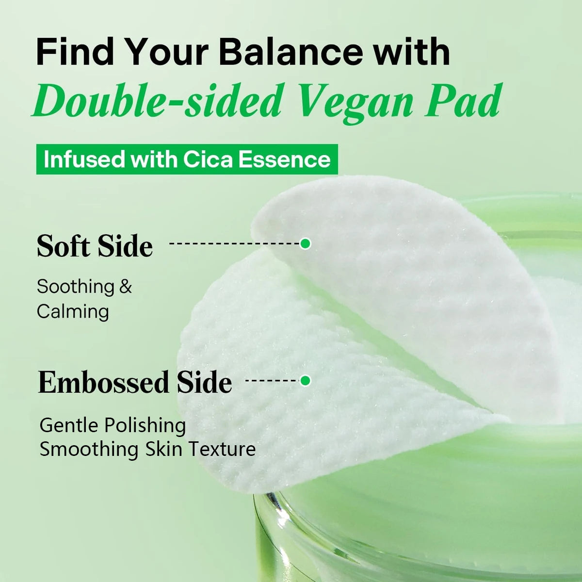 Torriden Balanceful Cica Toner Pads 60 Sheets