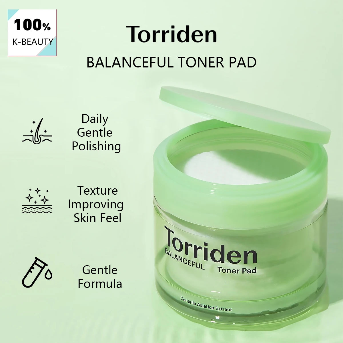 Torriden Balanceful Cica Toner Pads 60 Sheets