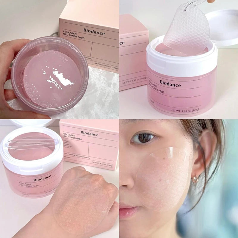 BIODANCE Hydro Cera-Nol & Bio Collagen Gel Toner Pads 60P
