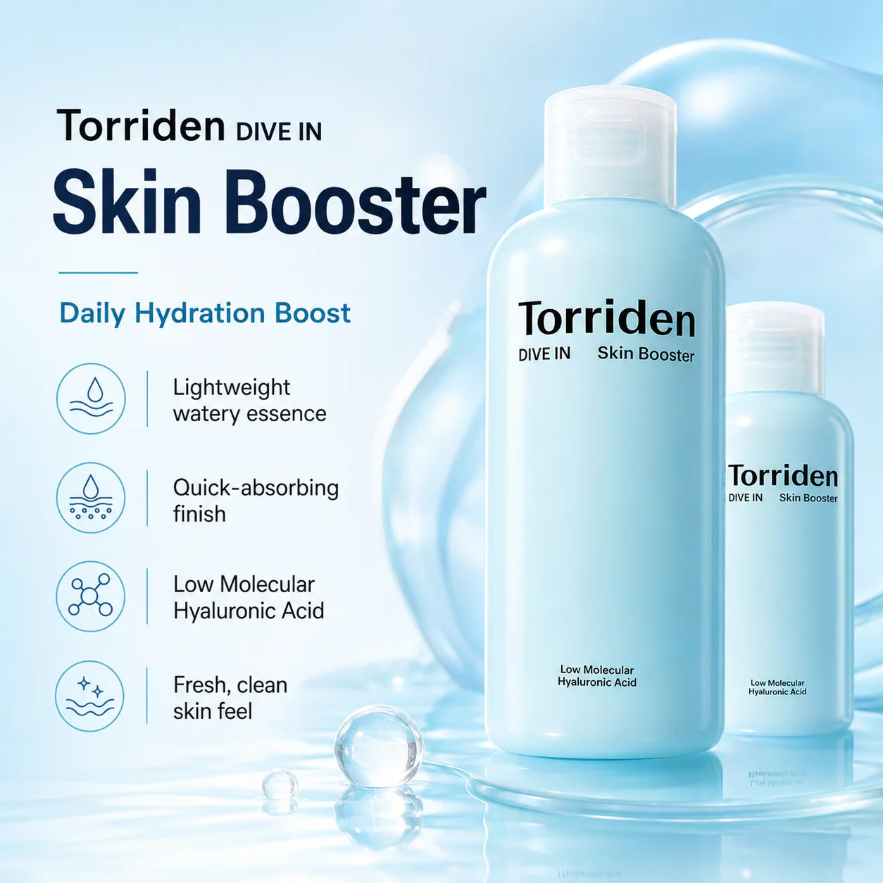 Torriden DIVE-IN Low Molecular Hyaluronic Acid Skin Booster 200ml