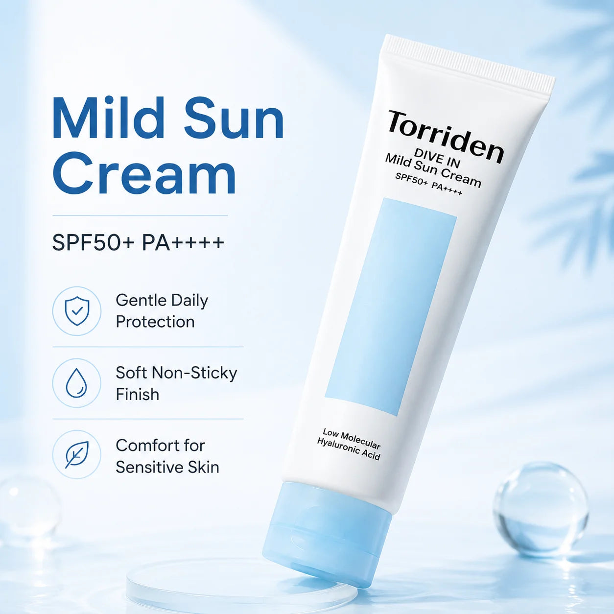 Torriden Dive In Moisture Sun Cream 60ml (3 Types)