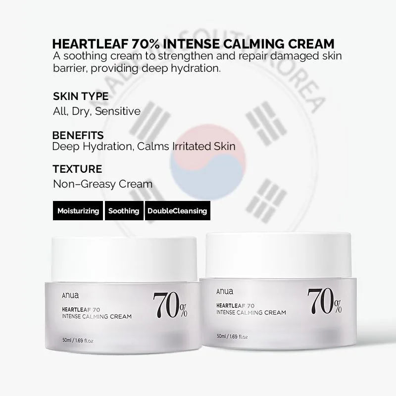 Anua Heartleaf 70 Soothing Cream 50ml