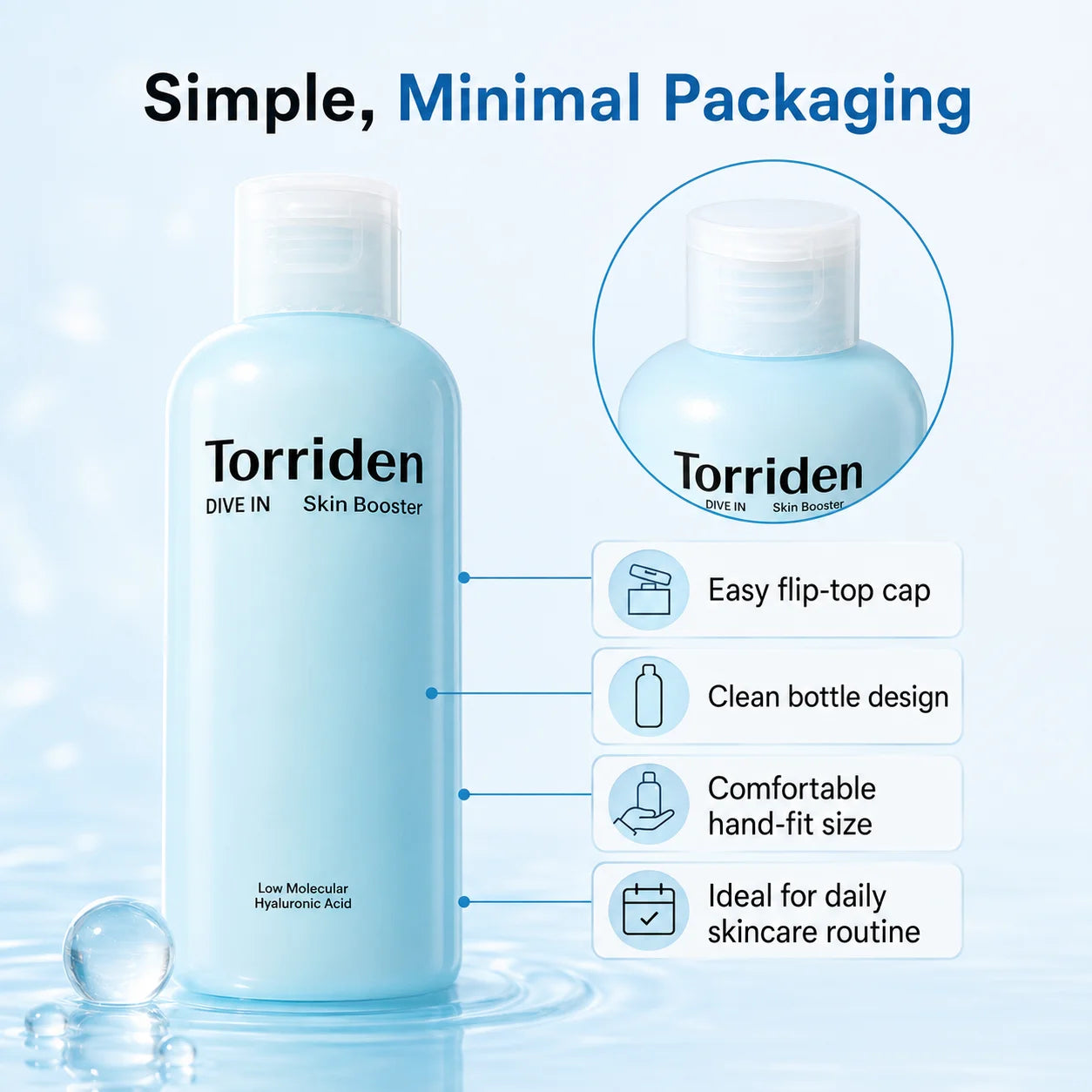Torriden DIVE-IN Low Molecular Hyaluronic Acid Skin Booster 200ml
