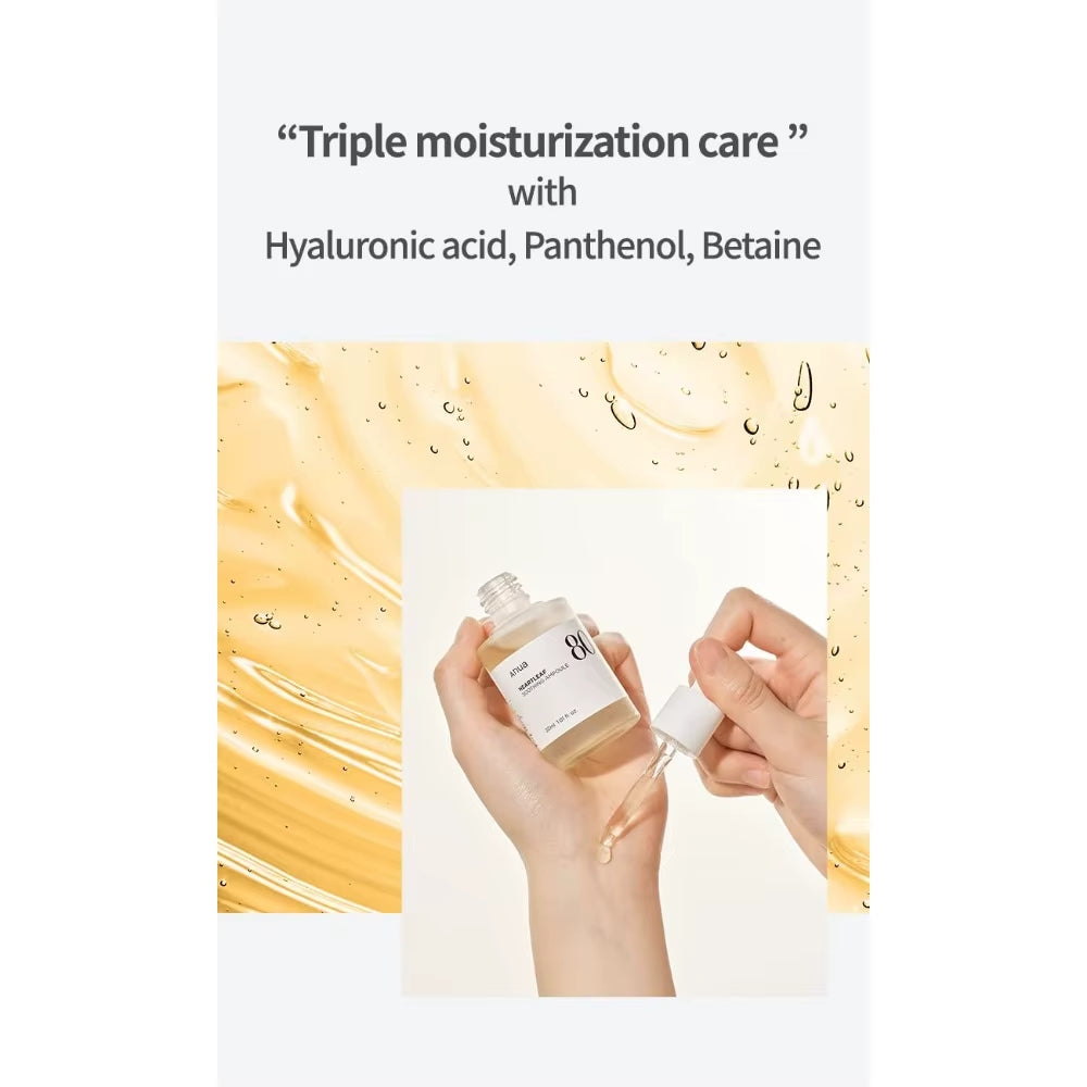 Anua Heartleaf 80% Soothing Ampoule 30mL