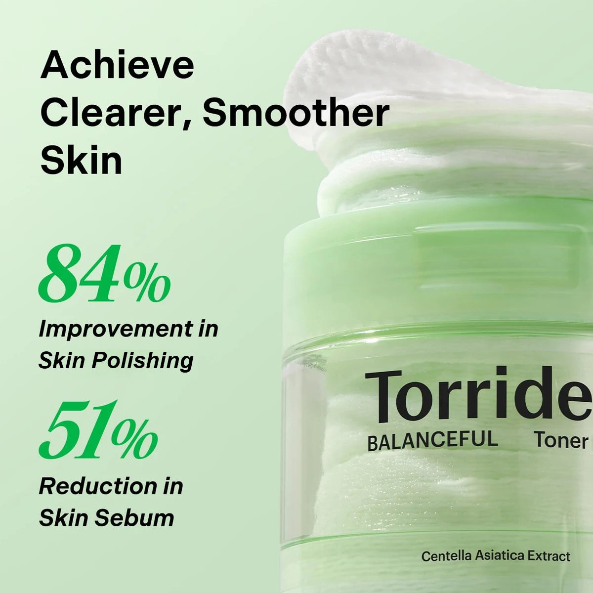 Torriden Balanceful Cica Toner Pads 60 Sheets