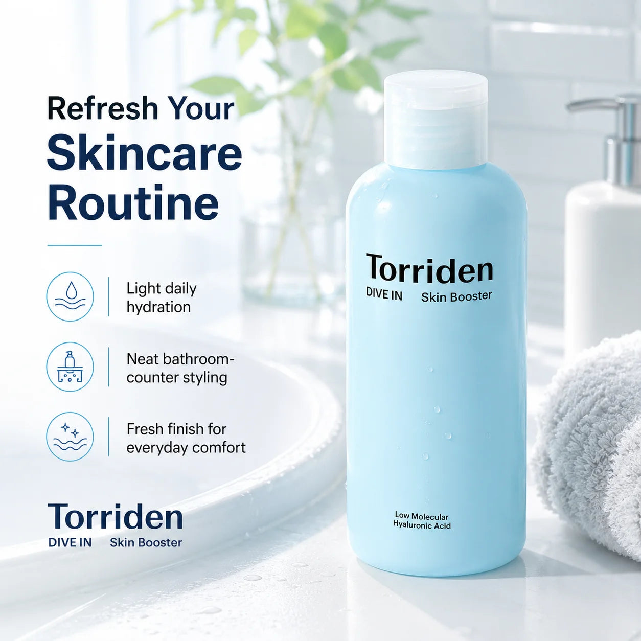 Torriden DIVE-IN Low Molecular Hyaluronic Acid Skin Booster 200ml