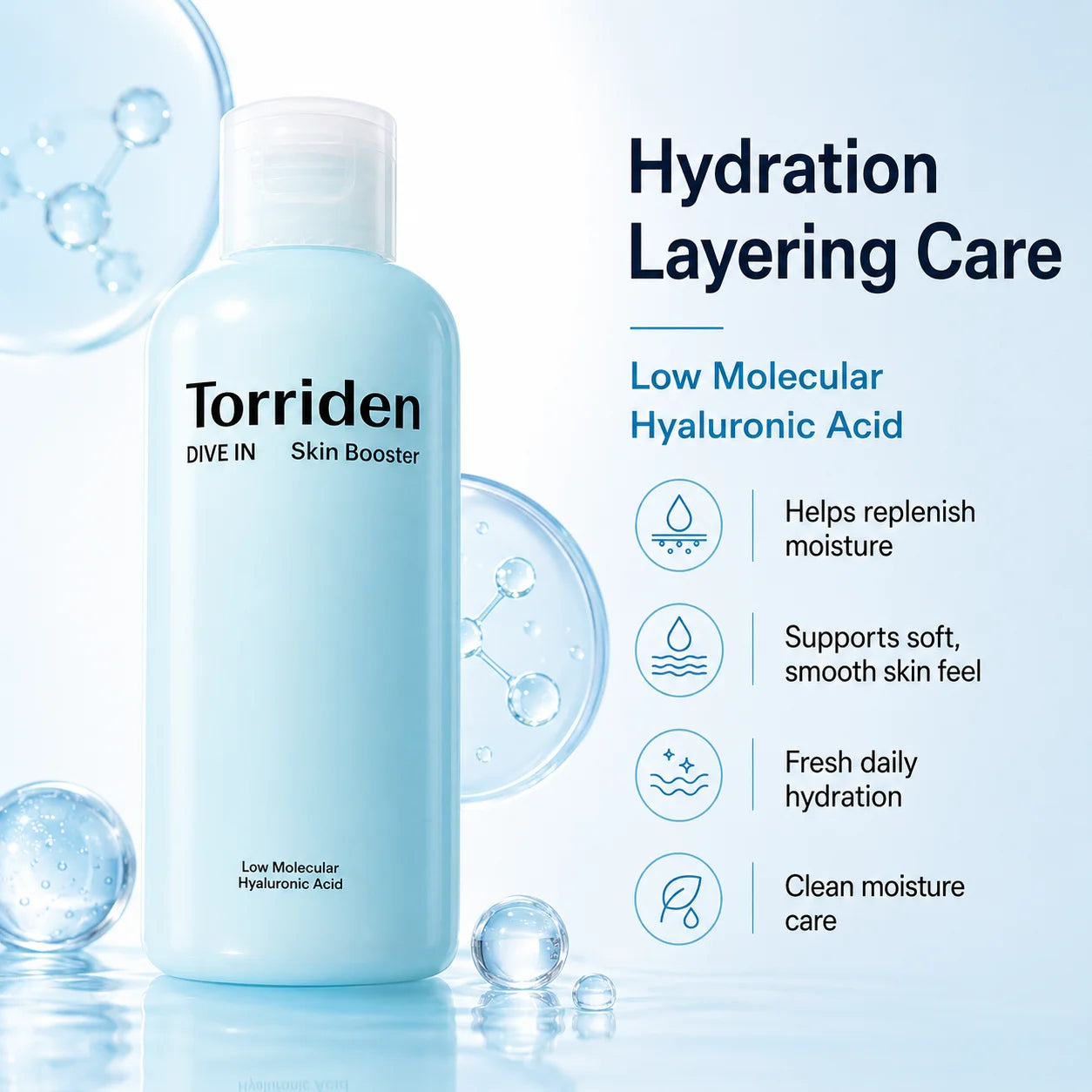 Torriden DIVE-IN Low Molecular Hyaluronic Acid Skin Booster 200ml