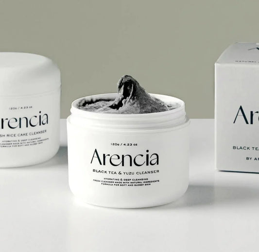 Arencia Black Tea & Yuzu Rice Mochi Cleanser 120g