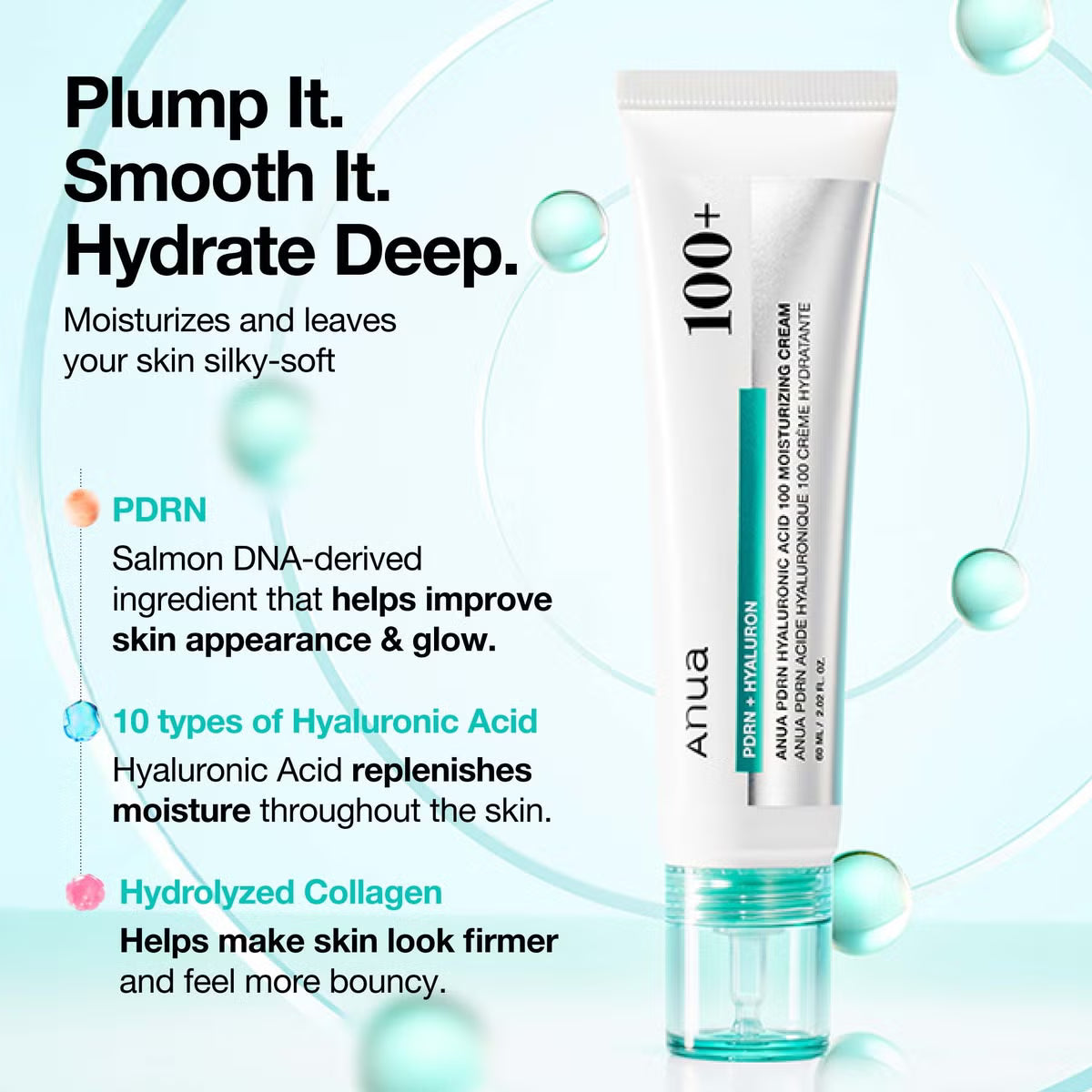 Anua PDRN Hyaluronic Repair Duo Set (Serum 30mL + Cream 60mL)